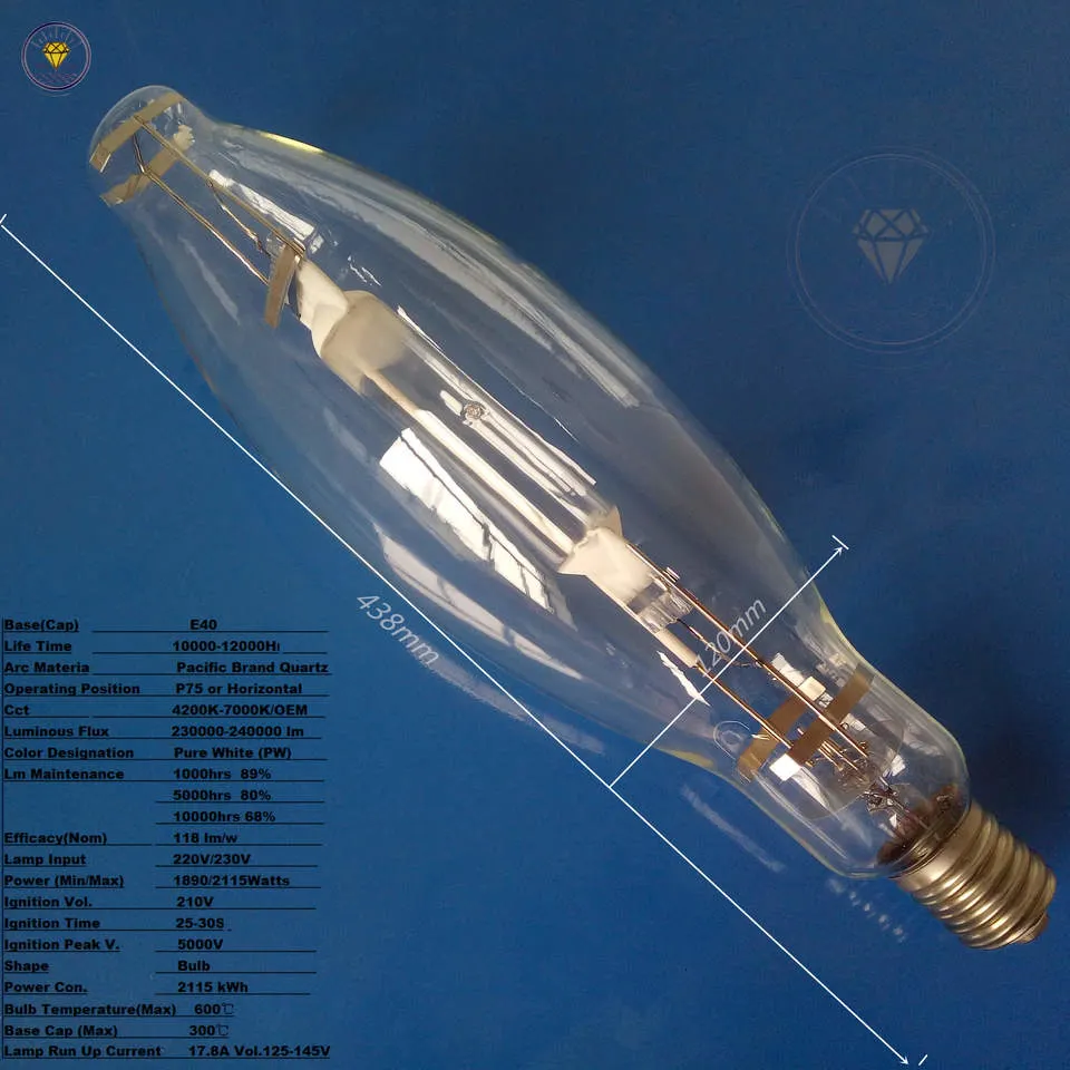 Metal Halide Fishing Light Boat Lamp1200W Bt120