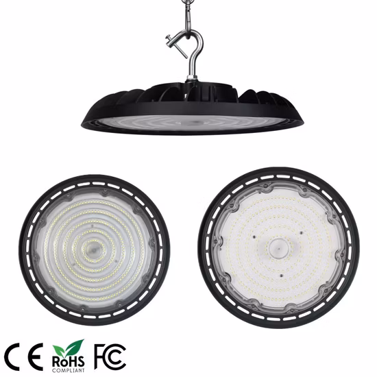 Prix ​​direct de l'entreprise 5 ans de garantie Conducteur isolé 150W 150lm/W UFO LED High Bay Light